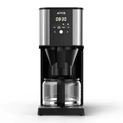AIVIQ Grind 'N Brew Inspire - Automatisk Filter kaffebryggare med Kvarn - AGC-321 - Rostfritt stål, kaffebryggare