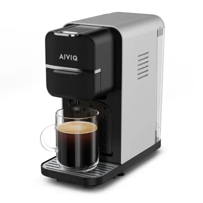 AIVIQ MultiBrew Multi-Kapsel Kaffemaskin – ACEM-351 - Silver & Svart, kapselmaskin