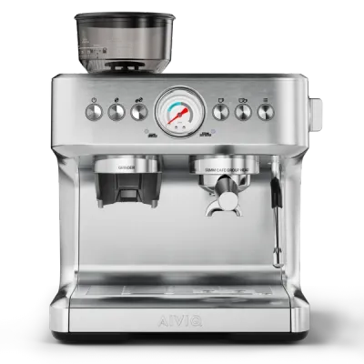 AIVIQ Aspire Core – Espressomaskin med Kaffekvarn – AME-251S - Rostfritt stål, espressomaskin