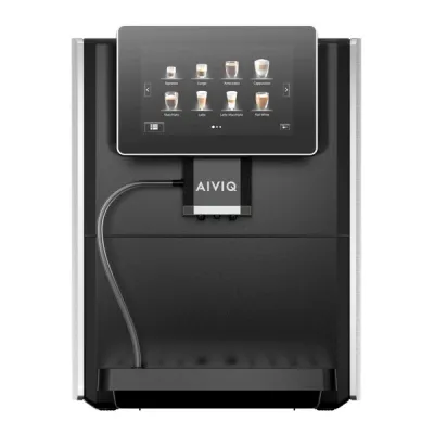 AIVIQ Intelligent Automatisk Espressomaskin - AEM-101S - Silver & Svart, espressomaskin