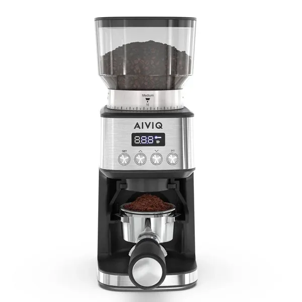 AIVIQ Inspire Pro Elektrisk Kaffekvarn - AKG-501 - Stål, kaffekvarn