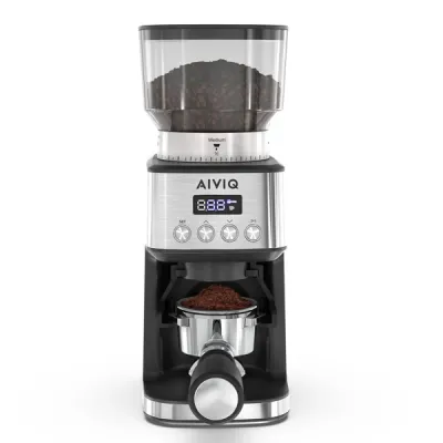 AIVIQ Inspire Pro Elektrisk Kaffekvarn - AKG-501 - Stål, kaffekvarn