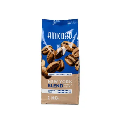 Amicosso Kaffebönor Amicosso New York Blend, 1 kg – kaffebönor