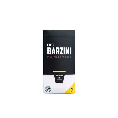 Kaffekapslar kompatibla med Nespresso® Caffe Barzini Ristretto, 22 kpl. – kaffekapslar
