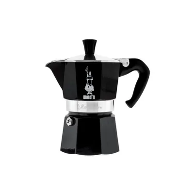 Bialetti Mokabryggare Bialetti Moka Express Black 3 cups – mokabryggare