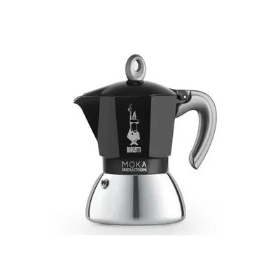 Bialetti Mokabryggare Bialetti Moka Induction Black 4 cups, mokabryggare