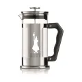 Bialetti Preziosa kaffepress 8 koppar Silver-svart, mokabryggare