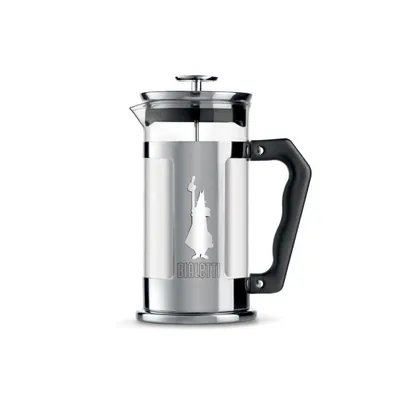 Bialetti Preziosa kaffepress 3 koppar Silver-svart, mokabryggare