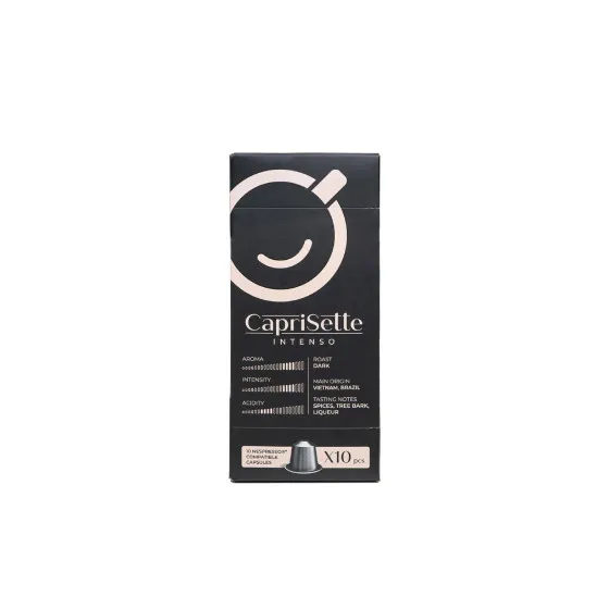 Kaffekapslar för Nespresso® maskiner Caprisette Intenso, 10 st. – kaffekapsel