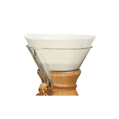 Förvikta pappersfilter Chemex Circles, 100 st. – kaffefilter