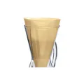 Utvikta naturliga pappersfilter Chemex Half Moon, 100 st. (För 3-kopp Chemex) – kaffefilter