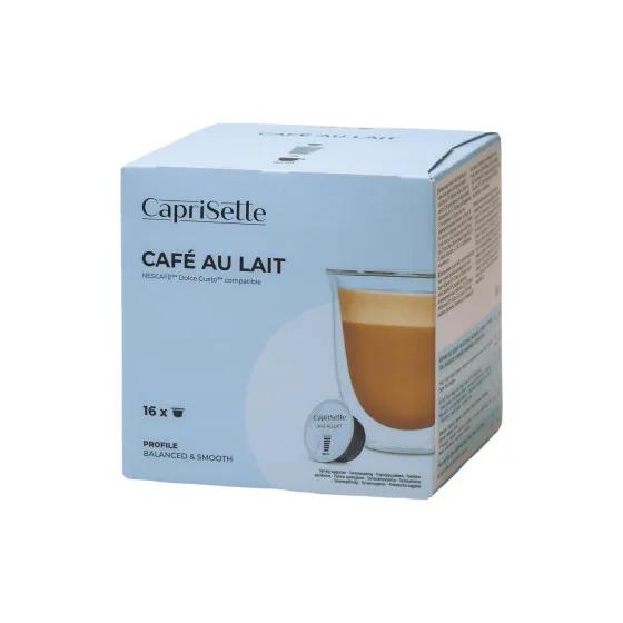 Kaffekapslar kompatibla med NESCAFÉ® Dolce Gusto® CHiATO Café au Lait, 16 st. – kaffekapsel