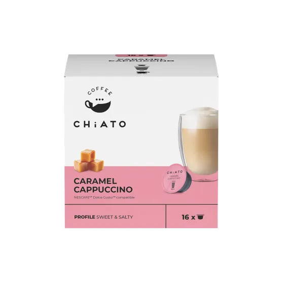 Kaffekapslar kompatibla med NESCAFÉ® Dolce Gusto® CHiATO Caramel Cappuccino, … – kaffekapsel