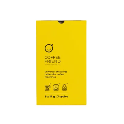 Universella avkalkningstabletter Coffee Friend, 6 st. (för 3 cykler) – reservdel