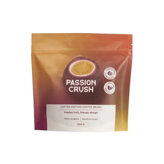 Coffee Friend Limited edition kaffebönor Passion Crush (samjäsning med passionsfrukt), 200 g – kaffebönor