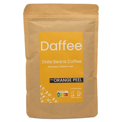 Daffee Koffeinfritt Dadelkaffe, Apelsinskal, 250 g – kaffealternativ