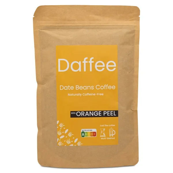 Daffee Koffeinfritt Dadelkaffe, Apelsinskal, 250 g – kaffealternativ