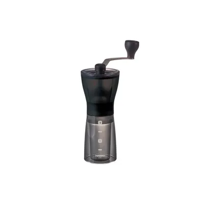 Hario Mini-Slim+ Keramisk Kaffekvarn Manuell - Transperant svart – kaffekvarn