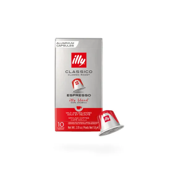 Illy Espresso Classico kaffekapslar till Nespresso®-maskiner, 10 st., kaffekapsel