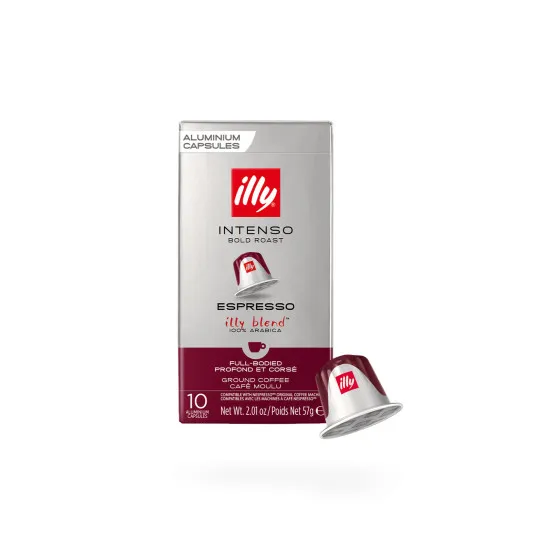 Illy Espresso Intenso kaffekapslar för Nespresso®-maskiner, 10 st., kaffekapsel