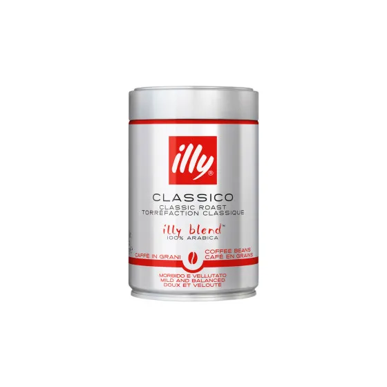 Illy Classico kaffebönor, 250 g, kaffebönor