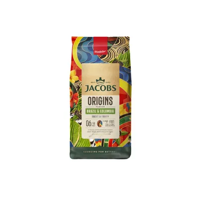 JDE Kaffebönor JACOBS ORIGINS BRAZIL & COLOMBIA, 1 kg – kaffebönor