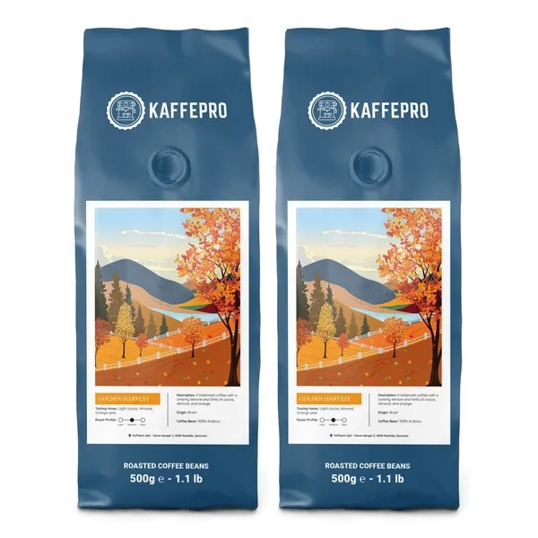 Kaffepro Golden Harvest - 500g Kaffebönor, kaffebönor