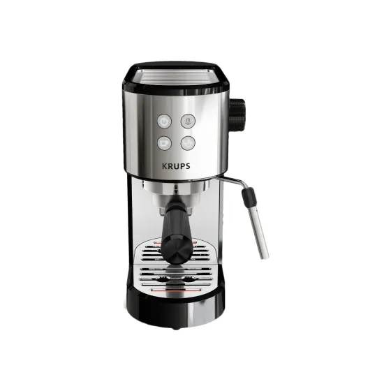 Krups Virtuoso Essential XP4418 Espressomaskin - Svart&Silver, espressomaskin