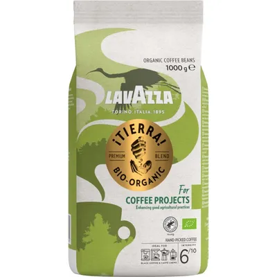 Lavazza Ekologiska kaffebönor Lavazza ¡Tierra! For Planet Bio, 1 kg, kaffebönor