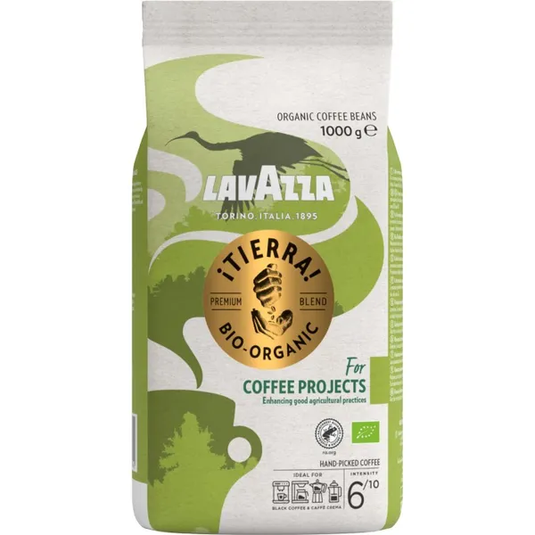 Lavazza Ekologiska kaffebönor Lavazza ¡Tierra! For Planet Bio, 1 kg, kaffebönor