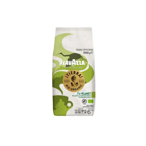 Lavazza Ekologiska kaffebönor Lavazza ¡Tierra! For Planet Bio, 1 kg – kaffebönor