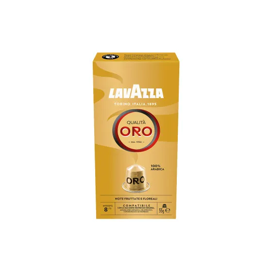 Kaffekapslar för Nespresso® maskiner Lavazza Qualita Oro, 10 st. – kaffekapsel