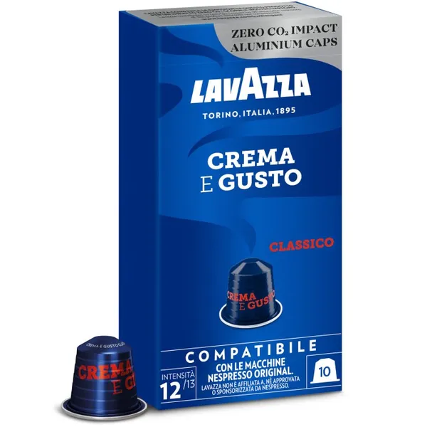 Lavazza Crema e Gusto Classico Kaffekapslar 10st, kaffekapsel