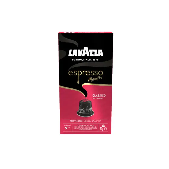 Kaffekapslar för Nespresso® maskiner Lavazza Espresso Maestro Classico, 10 st. – kaffekapsel