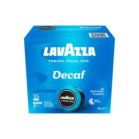 Lavazza A Modo Mio Dek Cremoso koffeinfria kaffekapslar för Lavazza®-maskiner, 16 st., kaffekapsel