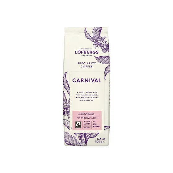 Löfbergs Kaffebönor Löfbergs Carnival Fairtrade, 500 g – kaffebönor