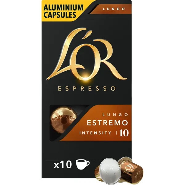 L'OR Kaffekapslar Estremo 10 Lungo 10-pack, kaffekapsel