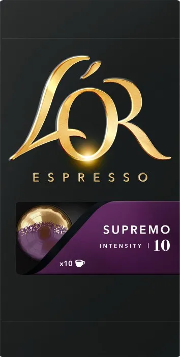 L’OR Kaffekapsel Espresso Supremo 10 10st, kaffekapsel