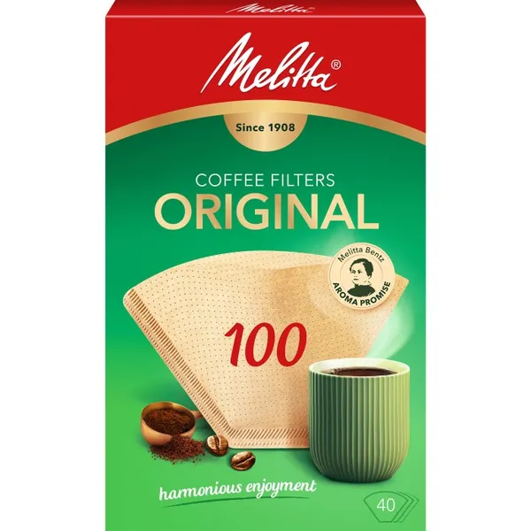 Kaffefilter Melitta Original 100, 40 st. – kaffefilter