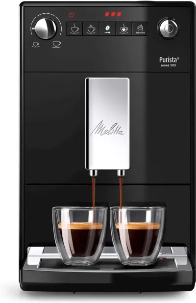 Melitta Purista espressomaskin Helautomatisk Kompakt Svart – espressomaskin