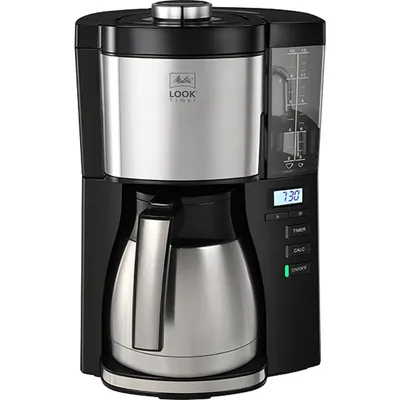 Melitta Look 5.0 Therm timer termosbryggare Svart, kaffebryggare