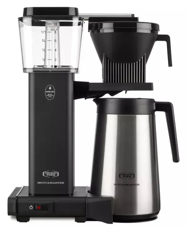 Moccamaster Thermo Matt Black, kaffebryggare