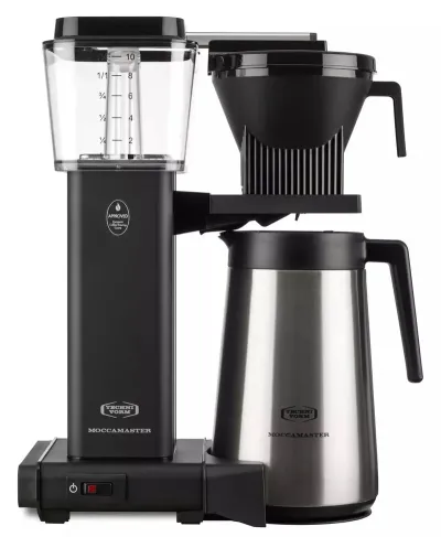 Moccamaster Thermo Matt Black, kaffebryggare