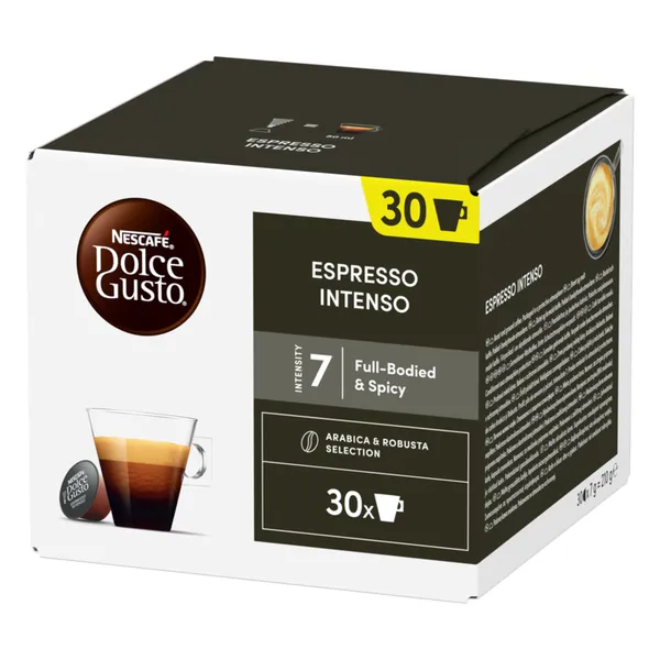 NESCAFÉ  Dolce Gusto Espresso Intenso Kapslar 30-pack, kaffekapsel