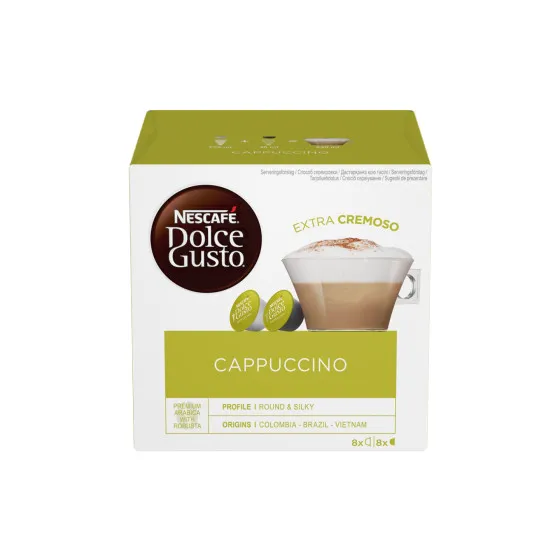 Kaffekapslar NESCAFÉ® Dolce Gusto® Cappuccino, 8+8 st. – kaffekapsel