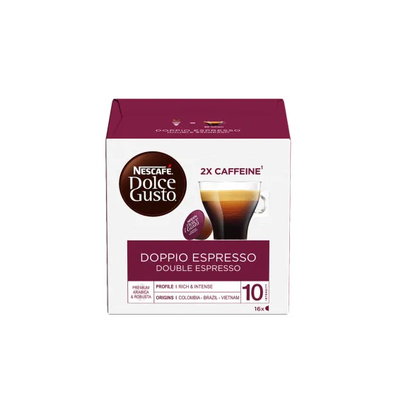 Kaffekapslar NESCAFÉ® Dolce Gusto® Doppio Espresso, 16 st. – kaffekapsel