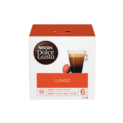 Kaffekapslar NESCAFÉ® Dolce Gusto® Lungo, 16 st. – kaffekapslar