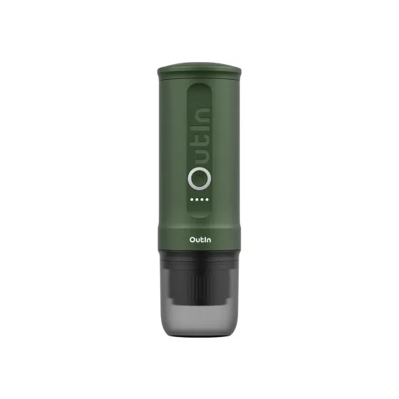 Outin Nano Forest Green Espressomaskin portabel - Skogsgrön, espressomaskin