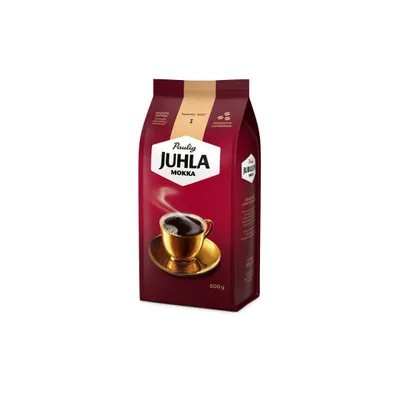 Paulig Juhla Mokka kaffebönor, 500 g – kaffebönor