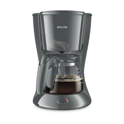 Philips Daily kaffebryggare mini glas HD7432/10 Grey, kaffebryggare